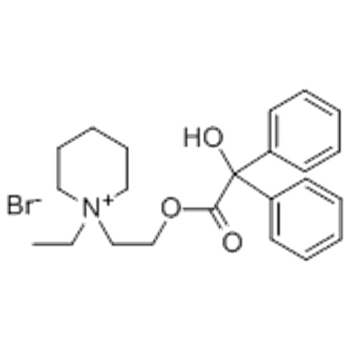 1-éthyl-1- [2 - [(2-hydroxy-2,2-diphénylacétyl) oxy] éthyl], pipéridinium (1: 1) CAS 23182-46-9