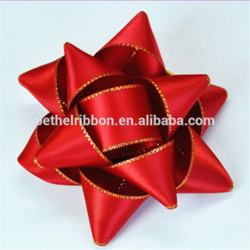 Wholesale ribbons and elastic pre-tied bows elastic red PB-1012