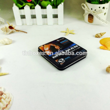 Cheap custom printing metal empty storage condom tin box OEM