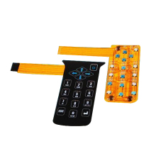 embossed membrane keypads control panel switch with LCD window
