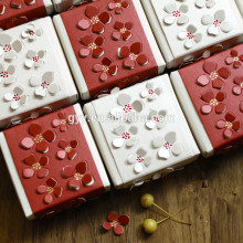 Fancy Die-cutting Flower Pizza Box Style; Soap Paper Gift Box