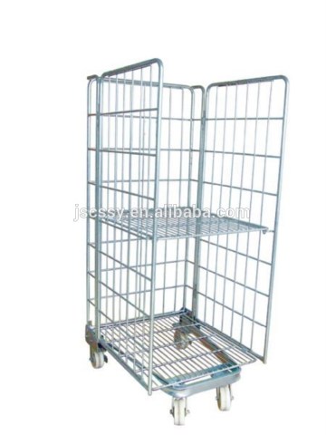 Roll Cage Warehouse Detachable Metal Logistic Storage Roll Cage