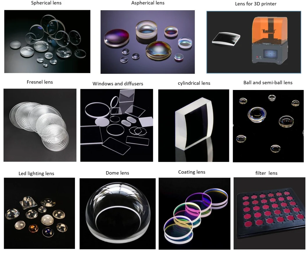 High Quality Bk7 20mm Half Ball Lens