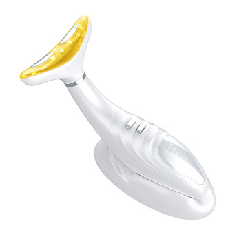 LED Light Face Massager Neck Beauty Device