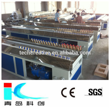 New condition PVC plastic processed and double screw design pvc window and door profile extrusion machine / production line