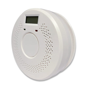 Pantalla digital led precio económico alarma de incendio óptica convencional co alarma con detector de humo combinado y monóxido de carbono