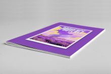 Saddle stitch brochure printing