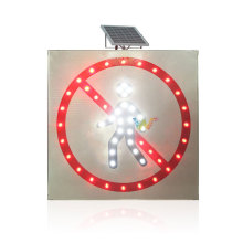 LED Aluminium dc12v solar traffic sign