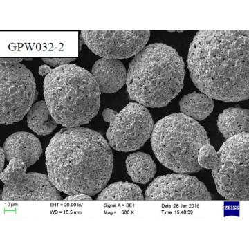 Polvo de pulverización de plasma de vacío de tungsteno 45-75um