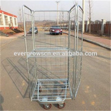 Logistic mesh metal security roll container
