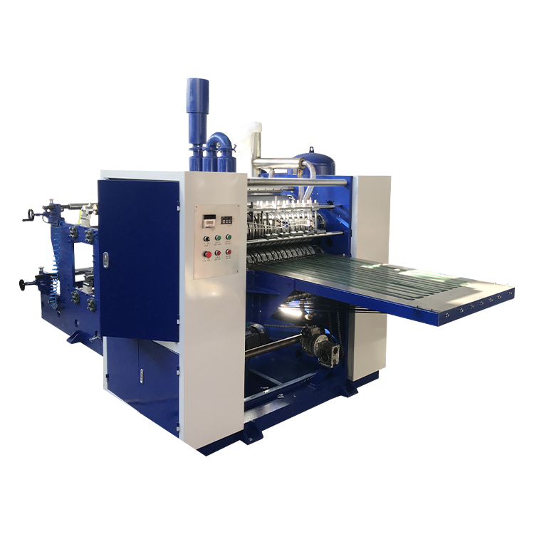 Small Production Line Aluminum Rewinding Machine Pop Up Foil Sheet Folding Machine