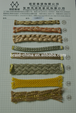 resonable price braid ropes/braid strip usd for shos and watch