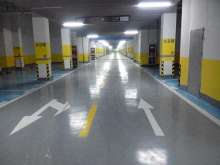 Garage epoxy waterborne flat coating floor paint