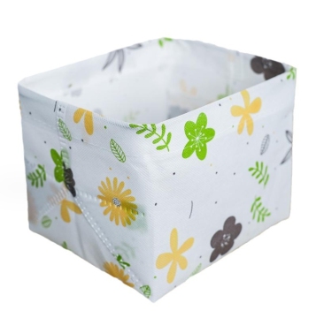 Collapsible Storage Basket for Dorm Room and Office