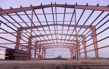 Light steel structure workshop