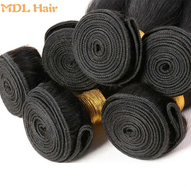 high quality 8a grade cuticle aligned hair mink straight virgin hair weaving from indian
