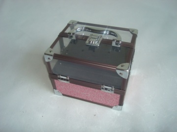 Aluminum cosmetic case,acrylic cosmetic case