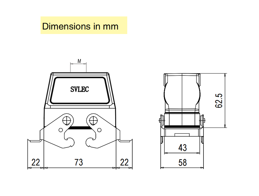 Heavy Duty Connector Housing