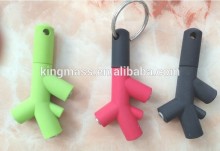 OEM branch shape headphone music 3 way splitter