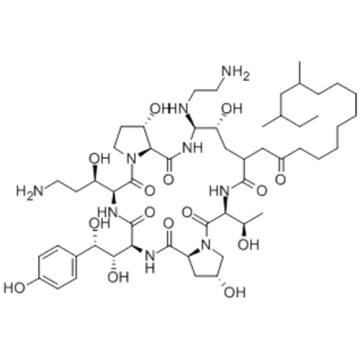 Pneumocandine B0,1 - [(4R, 5S) -5 - [(2-aminoéthyl) amino] -N2- (10,12-diméthyl-1-oxotétradécyl) -4-hydroxy-L-ornithine] -5 - [( 3R) -3-hydroxy-L-ornithine] CAS 162808-62-0