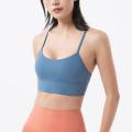 Hauts de soutien-gorge de yoga à bretelles spaghetti pour femmes