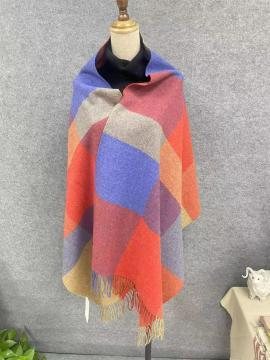 Topline Fashion Mixed Color Wool Shawl
