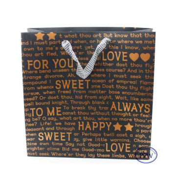 Debossing 3d pop-up gift paper bag