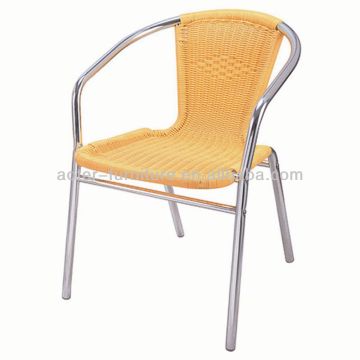 Outdoor used beach chair with foot rest