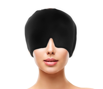 Elastic fabric  headache pain relief  migrane  anti migraine hat  migraine face mask ice therapy