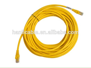 UTP CAT6 Patch Cord Yellow Color 0.5m 1m 2m 3m 5m 10m 15m 20m 30m 50m