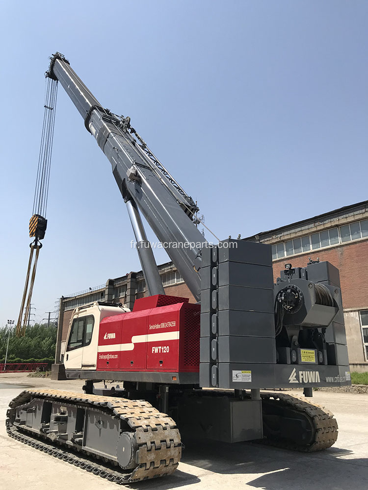 Grue télescopique sur chenilles à flèche mobile de haute qualité