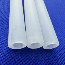 Custom Opalescent Diffusion Furnace Quartz Glass Heating Tube