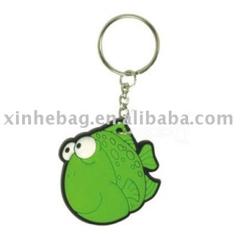 Soft PVC key chain, key ring