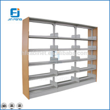 Library book rack college book rack wooden frame