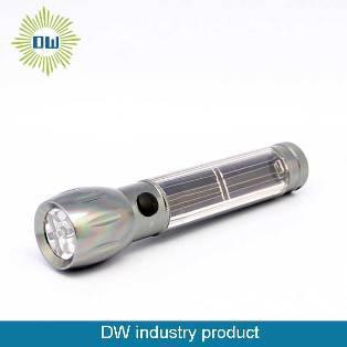 Solar LED Flashlight Rechargeable