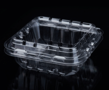 Visual plastic packaging box for fruits