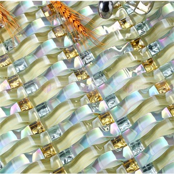 special offer iridescent crystal glass mosaic tile
