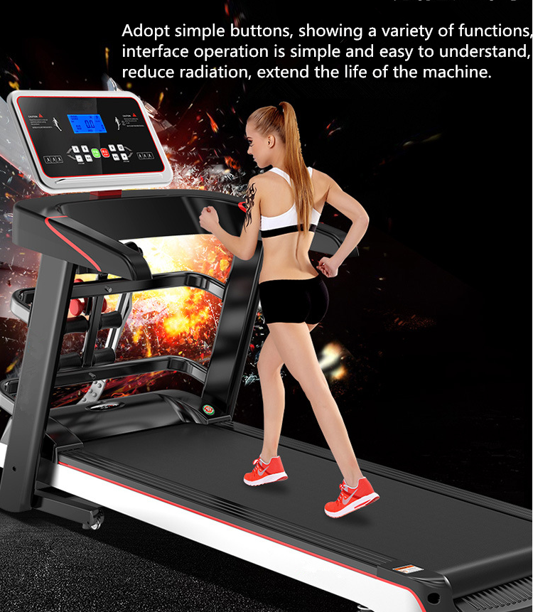 Factory direct selling household treadmill mini fitness equipment folding multi-functional electric treadmill