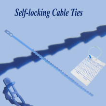 Kabelbinder aus Nylon für das Gesundheitswesen Selbstsichernde Kabelbinder