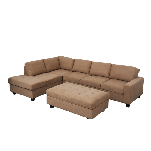 Modular Sectional Sofa with Ottoman