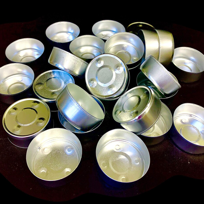 Premium Tealight Tin Cups Aluminum Prombers Containers
