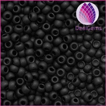 Diy jewelry accessories solid color pure black seed beads