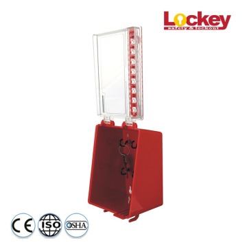 Plastic Small Hanging Steel Safety Group Lockout Box