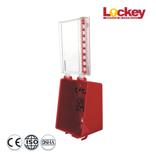 Plastic Small Hanging Steel Safety Group Lockout Box