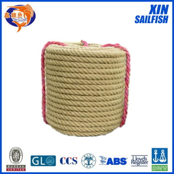 best sell factory manufacture 3 strand jute rope