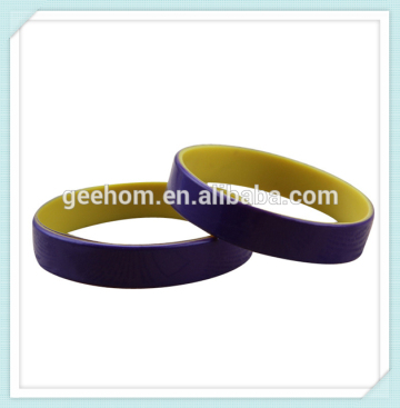 colorful silicone rubber bracelets