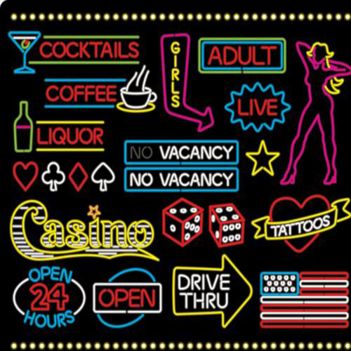 LED INDICATOR NEON SIGN LIGHTS