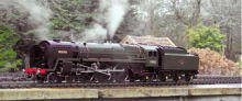 Steam train model - Britannia 7000