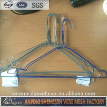 Alibaba recommend Anping metal wire clothes hangers plastic coated wire clothes hangers bulk wire hangers with low prices