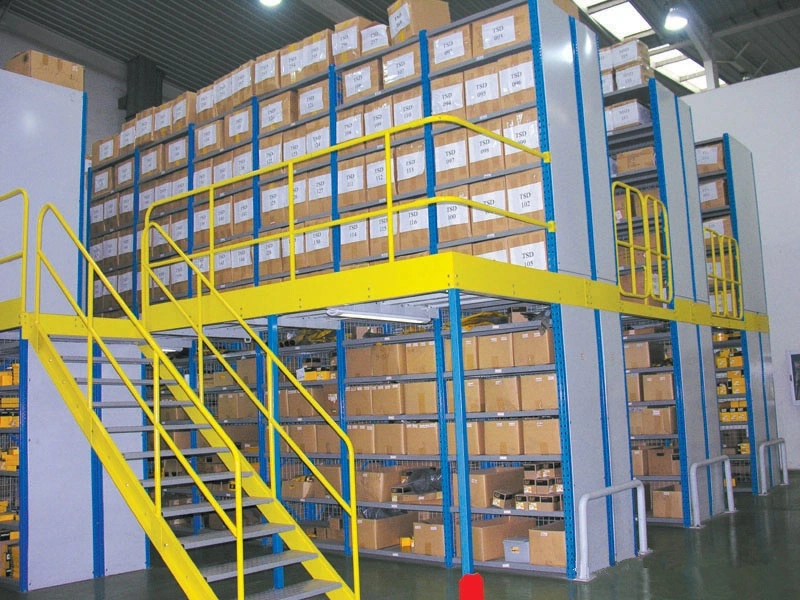 Heavy Duty Steel Mezzanine Racking for Industrial Warehouse Storage